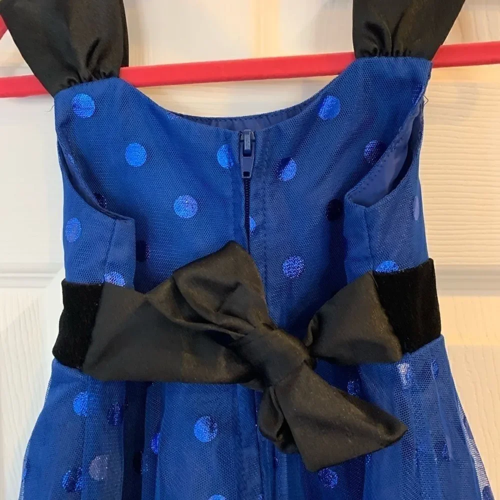 Jessica Ann Blue and Black Party Dress Size 2t